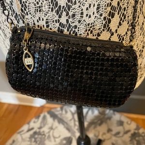 Black Metal Mesh Cocktail Bag
